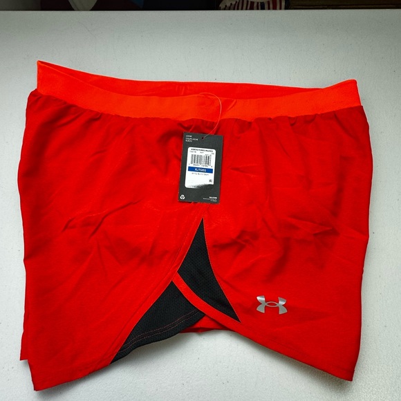 COPY - Under Armour Women’s Running Gym Shorts Activewear Red XL NWT Fly By 2.0 - Picture 8 of 10